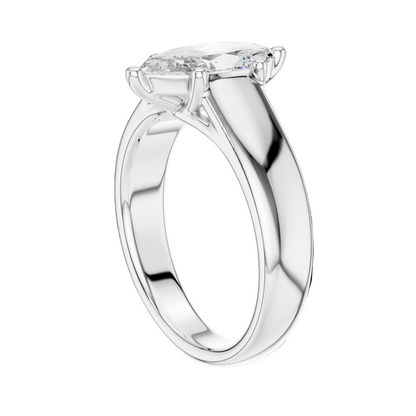 2.00 CT Marquise Lab Diamond Ring for Women | VVS–VS EF Clarity | 18KT, 14KT, 10KT Gold & 925 Silver | Rose, Yellow, White Gold & Moissanite Option