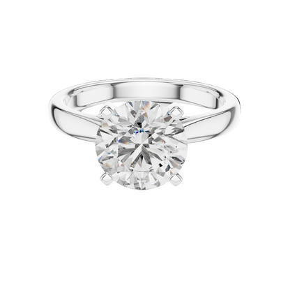 2.1 CT Lab Diamond Solitaire Ring for Women | VVS-VS EF Clarity | 18KT, 14KT, 10KT Gold & 925 Silver | Rose, Yellow, White Gold & Moissanite Options