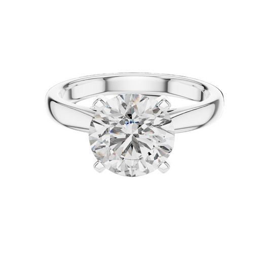 2.1 CT Lab Diamond Solitaire Ring for Women | VVS-VS EF Clarity | 18KT, 14KT, 10KT Gold & 925 Silver | Rose, Yellow, White Gold & Moissanite Options