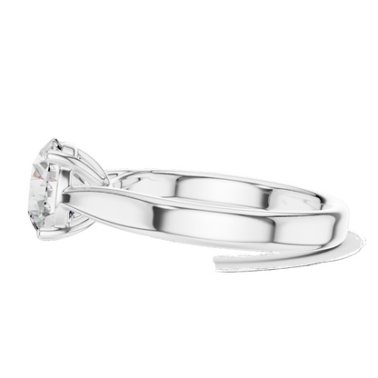 2.1 CT Lab-Grown Diamond Solitaire Ring for Women | VVS-VS EF Clarity | 18KT, 14KT, 10KT Gold & 925 Silver | Moissanite & Lab Diamond Options