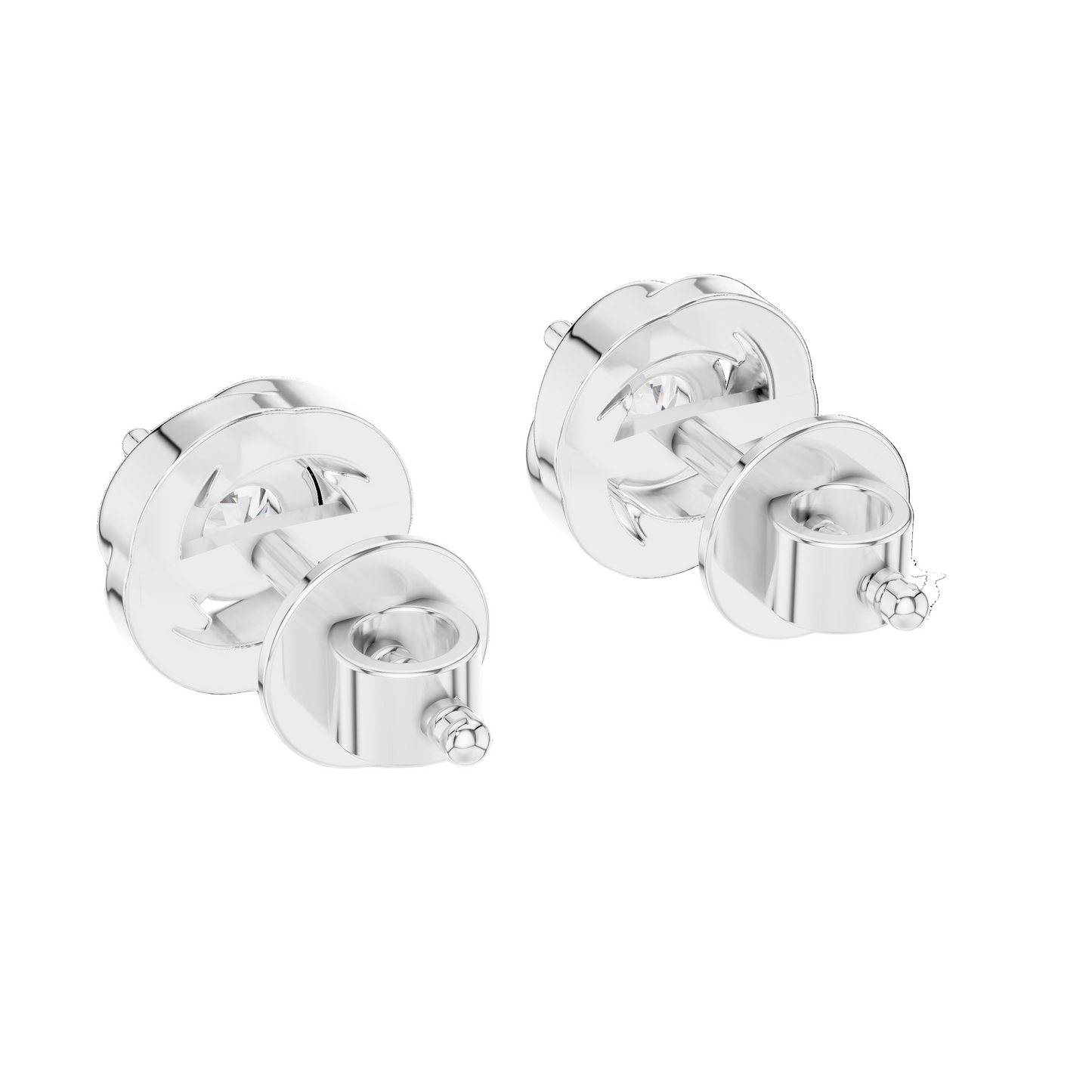 0.4782 CT Lab-Created VVS-VS EF CVD Diamond Earrings | Elegant 18KT, 14KT, 10KT Gold & 925 Silver | Moissanite, Rose, Yellow, White Gold Options