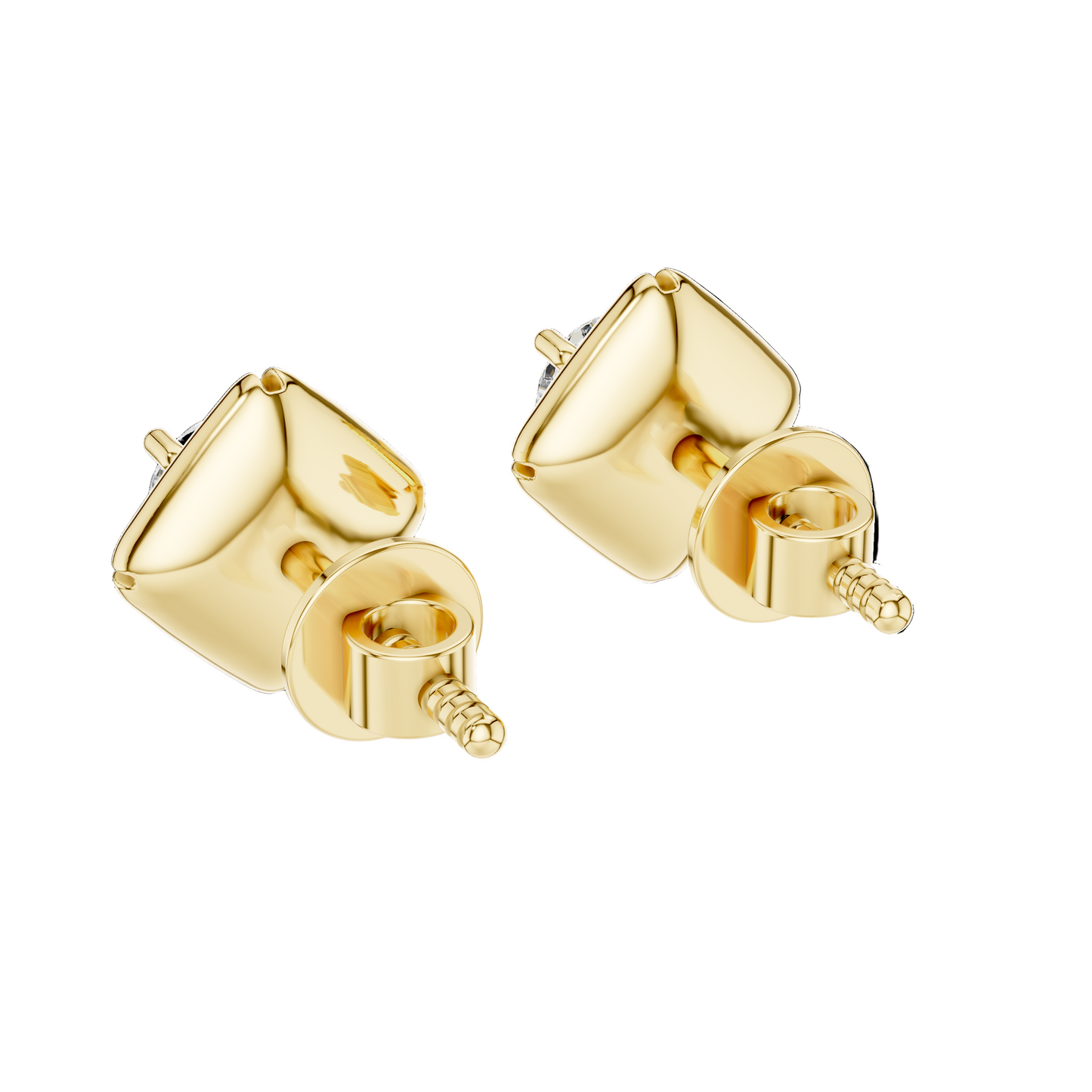 0.4782 CT Round Brilliant Lab Grown Diamond Earrings for Women | VVS-VS EF CVD | 18KT, 14KT, 10KT Gold & 925 Silver | Rose, Yellow, White Gold & Moissanite Options