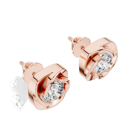 1.8 CT Diamond Earrings – Lab VVS-VS-EF CVD Diamonds in 18KT, 14KT, 10KT Gold & 925 Silver | Moissanite, Rose, Yellow, White Gold Options