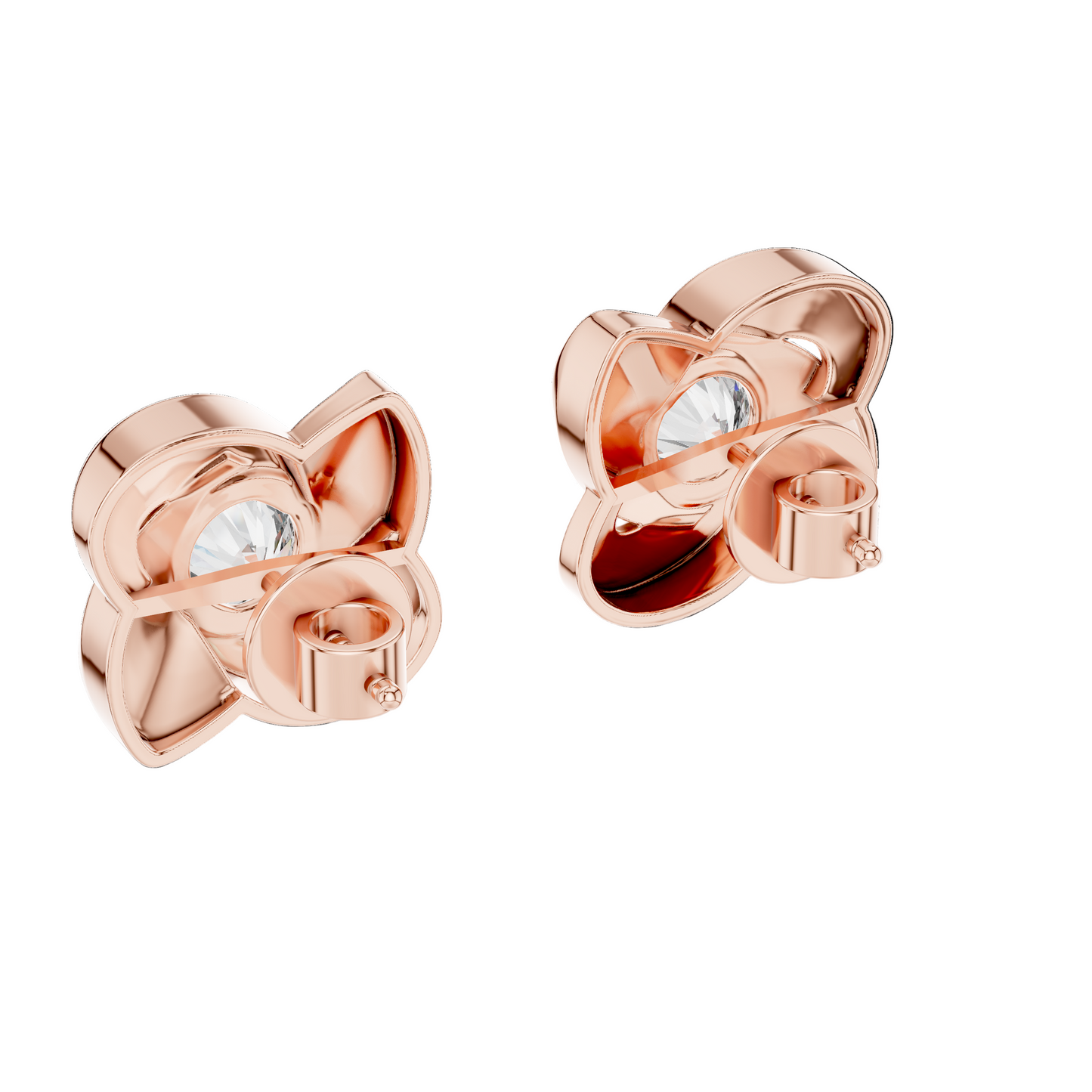 1.8 CT Lab-Grown VVS-VS EF CVD Diamond Earrings for Women | 18KT, 14KT, 10KT Gold & 925 Silver | Moissanite Option | Rose, Yellow, White Gold