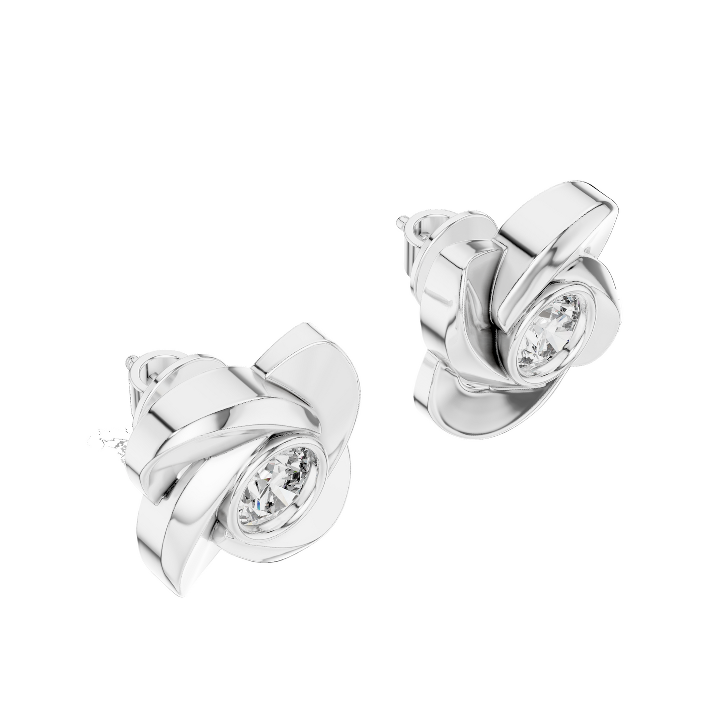 1.8 CT Lab-Grown VVS-VS EF CVD Diamond Earrings for Women | 18KT, 14KT, 10KT Gold & 925 Silver | Moissanite Option | Rose, Yellow, White Gold