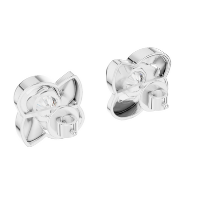 1.8 CT Lab-Grown VVS-VS EF CVD Diamond Earrings for Women | 18KT, 14KT, 10KT Gold & 925 Silver | Moissanite Option | Rose, Yellow, White Gold
