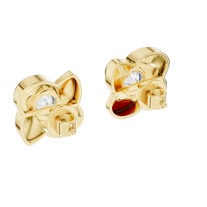 1.8 CT Lab-Grown VVS-VS EF CVD Diamond Earrings for Women | 18KT, 14KT, 10KT Gold & 925 Silver | Moissanite Option | Rose, Yellow, White Gold