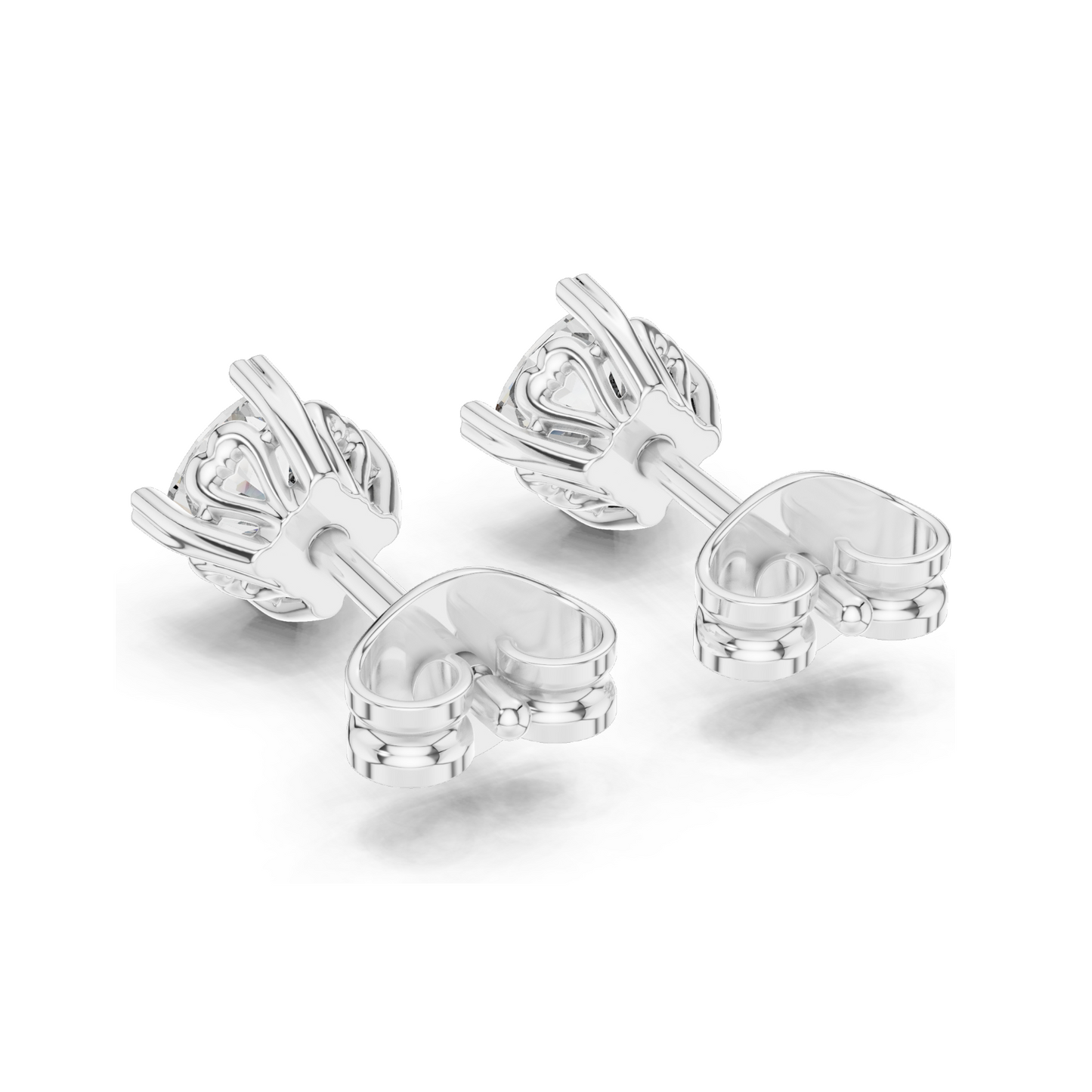 1.5 CT Lab-Created Diamond Stud Earrings | VVS-VS EF Clarity | 18KT, 14KT, 10KT Gold & 925 Silver | Rose, Yellow, White Gold & Moissanite Options