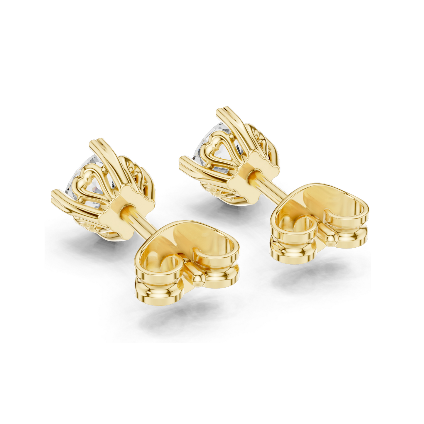 1.5 CT Lab-Created Diamond Stud Earrings | VVS-VS EF Clarity | 18KT, 14KT, 10KT Gold & 925 Silver | Rose, Yellow, White Gold & Moissanite Options