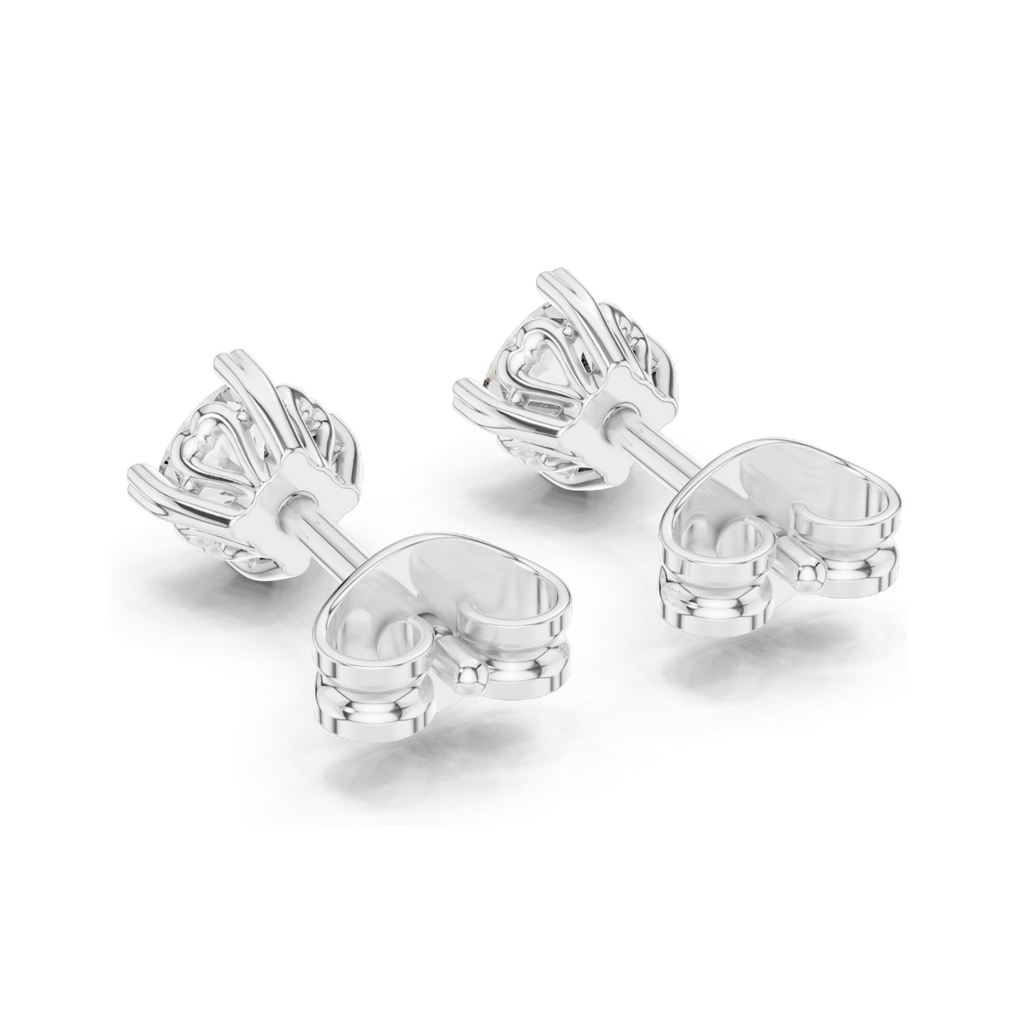 1 CT Lab Diamond Earrings for Women | VVS-VS EF Clarity | 18KT, 14KT, 10KT Gold & 925 Silver | Rose, Yellow, White Gold & Moissanite Options