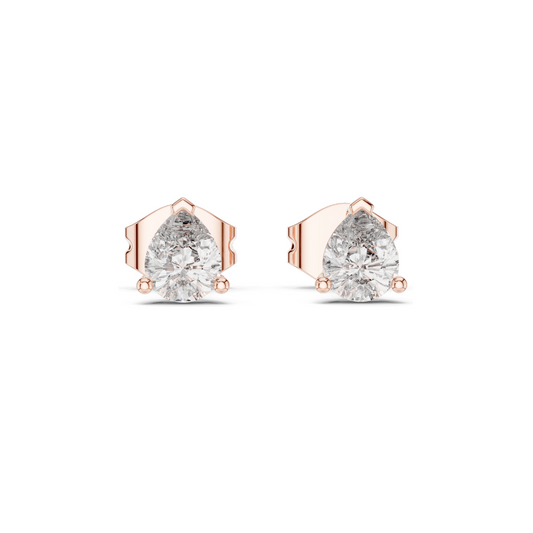 0.75 CT Lab Diamond Teardrop Earrings for Women | VVS-VS Clarity, EF Color | 18KT, 14KT, 10KT Gold & 925 Silver Options | Rose, Yellow, White Gold & Moissanite