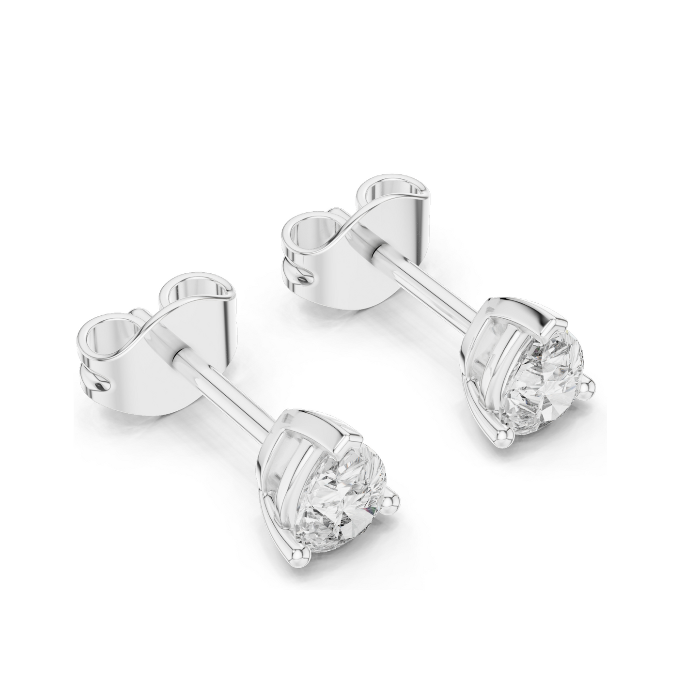 0.75 CT Lab Diamond Teardrop Earrings for Women | VVS-VS Clarity, EF Color | 18KT, 14KT, 10KT Gold & 925 Silver Options | Rose, Yellow, White Gold & Moissanite