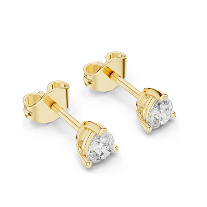 0.75 CT Lab Diamond Teardrop Earrings for Women | VVS-VS Clarity, EF Color | 18KT, 14KT, 10KT Gold & 925 Silver Options | Rose, Yellow, White Gold & Moissanite