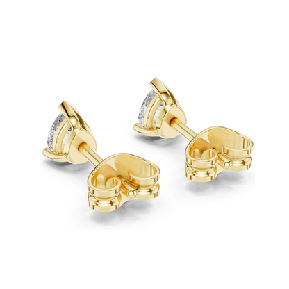 0.75 CT Lab Diamond Teardrop Earrings for Women | VVS-VS Clarity, EF Color | 18KT, 14KT, 10KT Gold & 925 Silver Options | Rose, Yellow, White Gold & Moissanite