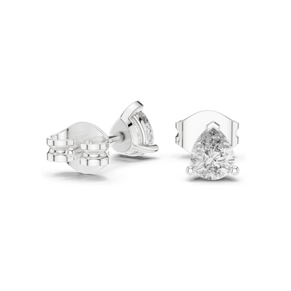 0.75 CT Lab Diamond Teardrop Earrings for Women | VVS-VS Clarity, EF Color | 18KT, 14KT, 10KT Gold & 925 Silver Options | Rose, Yellow, White Gold & Moissanite