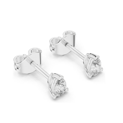 0.5 CT Lab Diamond Teardrop Earrings | VVS-VS EF Clarity | 18KT, 14KT, 10KT Gold & 925 Silver | Rose, Yellow, White Gold & Moissanite Options