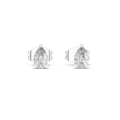 0.5 CT Lab Diamond Stud Earrings for Women | VVS-VS EF Clarity | 18KT, 14KT, 10KT Gold & 925 Silver | Rose, Yellow, White Gold & Moissanite Options