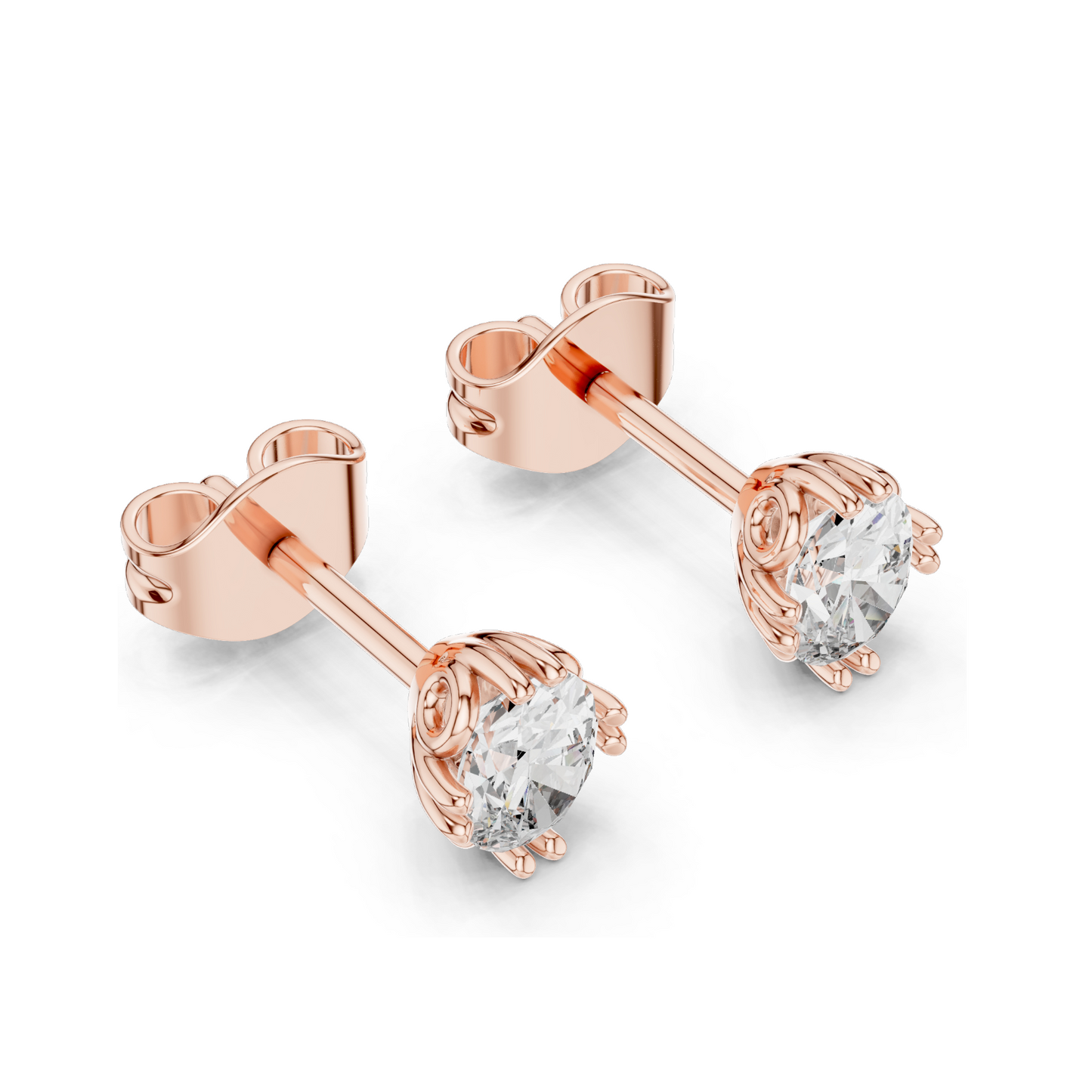 Oval Lab Diamond Earrings | 0.75 CT VVS-VS EF Clarity | 18KT, 14KT, 10KT Gold & 925 Silver | Rose, Yellow, White Gold & Moissanite Options