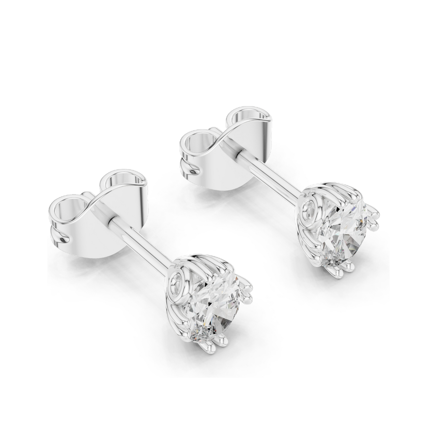 Oval Lab Diamond Earrings | 0.75 CT VVS-VS EF Clarity | 18KT, 14KT, 10KT Gold & 925 Silver | Rose, Yellow, White Gold & Moissanite Options