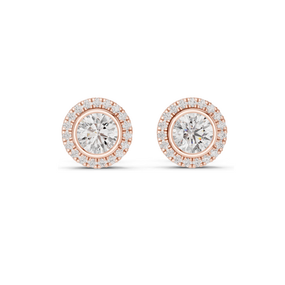 1.19 CT Lab Diamond Earrings for Women | VVS-VS EF Clarity | 18KT, 14KT, 10KT Gold & 925 Silver | Rose, Yellow, White Gold & Moissanite Options