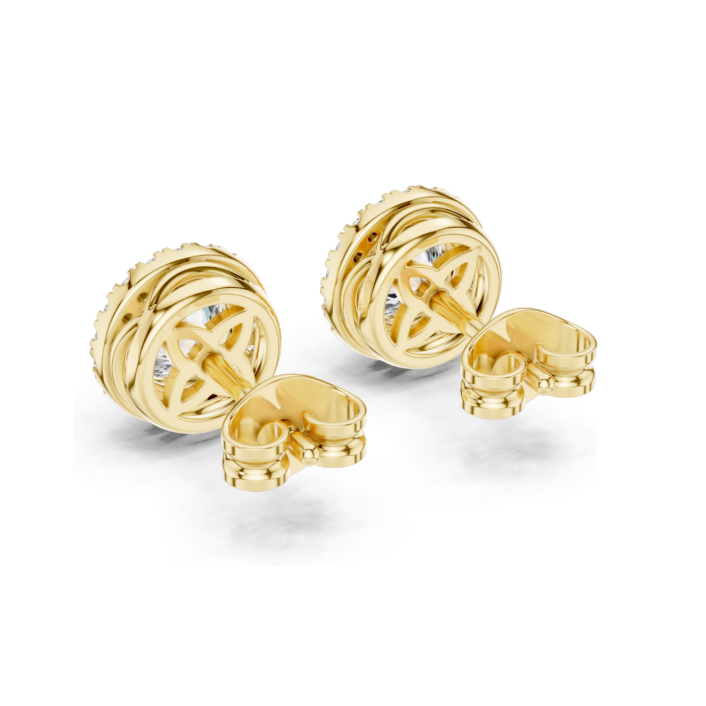 1.19 CT Lab Diamond Earrings for Women | VVS-VS EF Clarity | 18KT, 14KT, 10KT Gold & 925 Silver | Rose, Yellow, White Gold & Moissanite Options