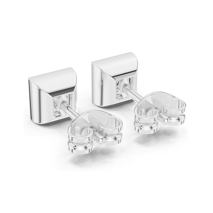 0.88 CT Lab Diamond Princess Cut Earrings for Women | VVS-VS EF Clarity | 18KT, 14KT, 10KT Gold & 925 Silver | Rose, Yellow, White Gold & Moissanite Options