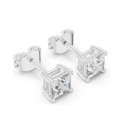 1 CT Lab Diamond Earrings for Women | VVS-VS EF Clarity | 18KT, 14KT, 10KT Gold & 925 Silver | Rose, Yellow, White Gold & Moissanite Options