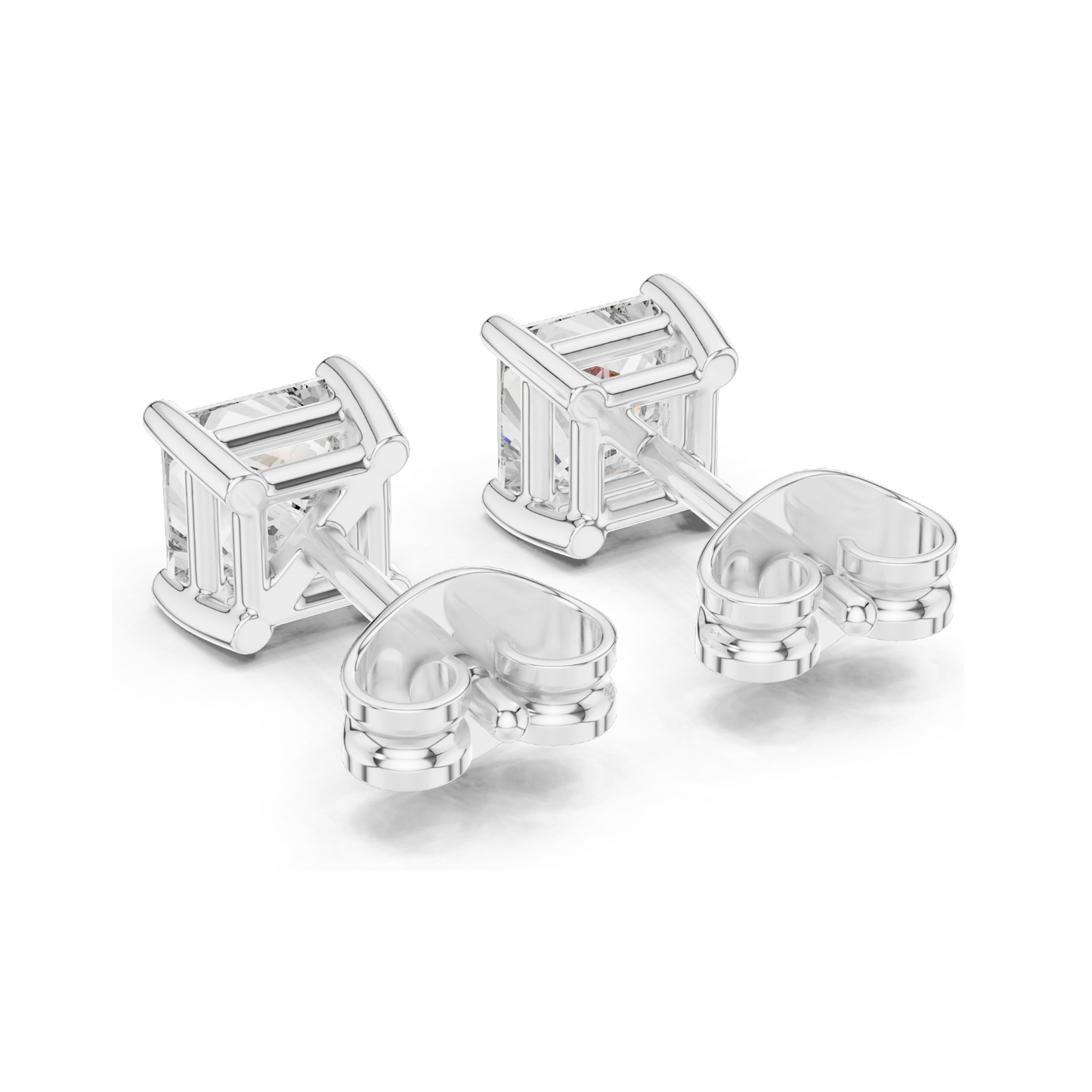 1 CT Lab Diamond Earrings for Women | VVS-VS EF Clarity | 18KT, 14KT, 10KT Gold & 925 Silver | Rose, Yellow, White Gold & Moissanite Options