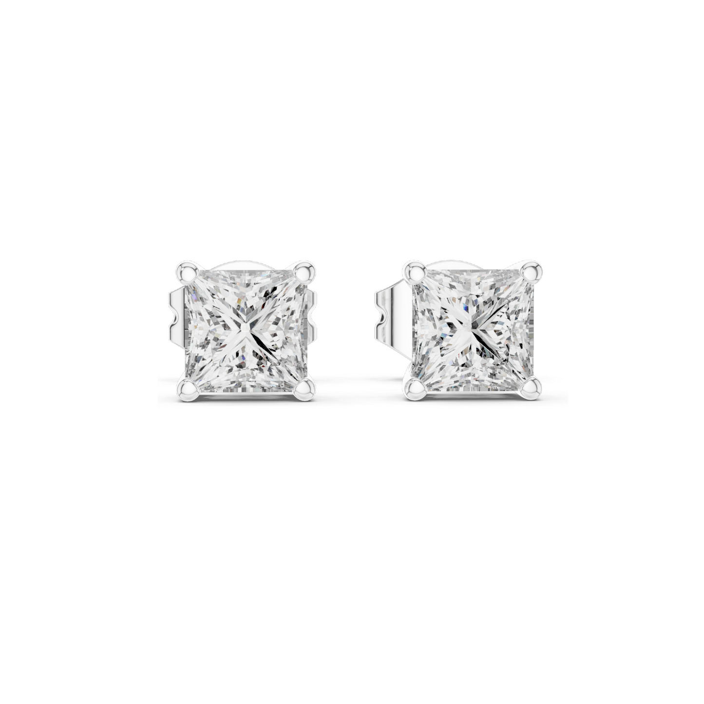 1 CT Lab Diamond Earrings for Women | VVS-VS EF Clarity | 18KT, 14KT, 10KT Gold & 925 Silver | Rose, Yellow, White Gold & Moissanite Options