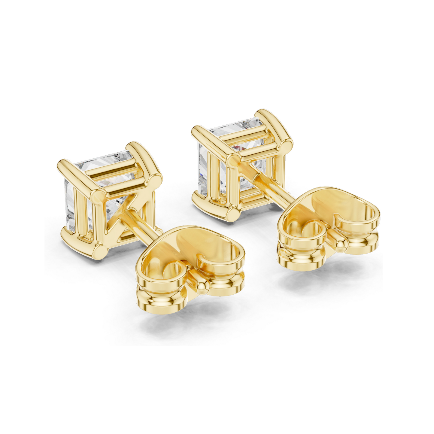 1 CT Lab Diamond Earrings for Women | VVS-VS EF Clarity | 18KT, 14KT, 10KT Gold & 925 Silver | Rose, Yellow, White Gold & Moissanite Options