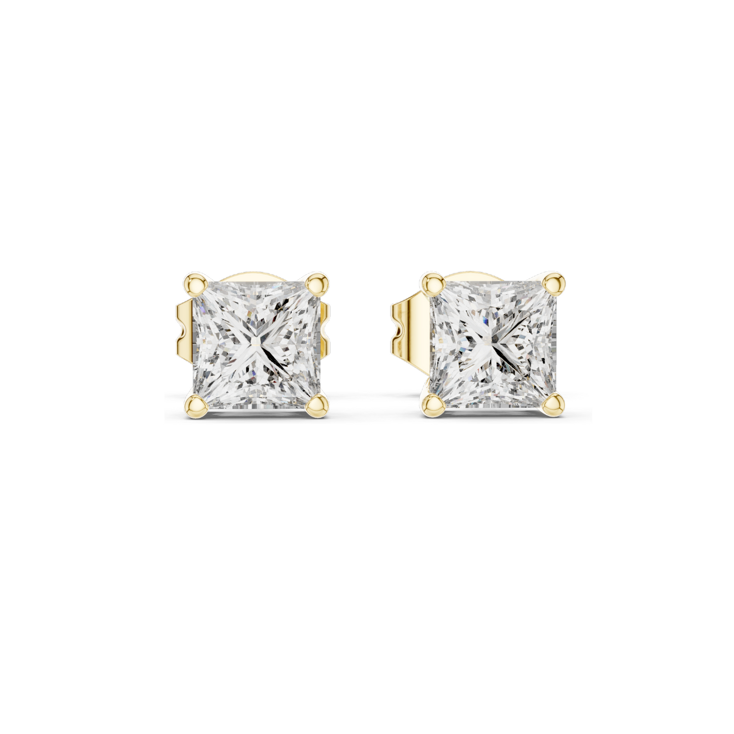 1 CT Lab Diamond Earrings for Women | VVS-VS EF Clarity | 18KT, 14KT, 10KT Gold & 925 Silver | Rose, Yellow, White Gold & Moissanite Options