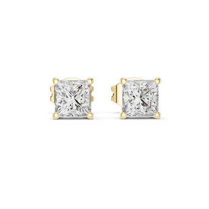 1 CT Lab Diamond Earrings for Women | VVS-VS EF Clarity | 18KT, 14KT, 10KT Gold & 925 Silver | Rose, Yellow, White Gold & Moissanite Options