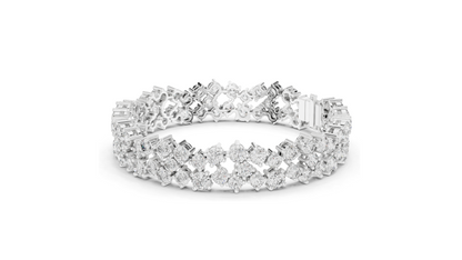 14.45 CT Lab Grown Diamond Tennis Bracelet | VVS-VS-EF CVD Diamond | 10KT, 14KT, 18KT Gold & 925 Silver | Rose, Yellow, White Gold Options | Luxury Fine Jewelry