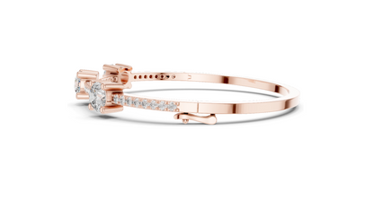 3.6 CT Lab-Grown Diamond Tennis Bracelet | Round Brilliant Cut | 10KT, 14KT, 18KT Gold & 925 Silver | Rose, Yellow, White Gold Options | Luxury Fine Jewelry