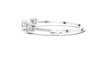 3.6 CT Lab-Grown Diamond Tennis Bracelet | Round Brilliant Cut | 10KT, 14KT, 18KT Gold & 925 Silver | Rose, Yellow, White Gold Options | Luxury Fine Jewelry