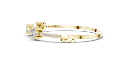 3.6 CT Lab-Grown Diamond Tennis Bracelet | Round Brilliant Cut | 10KT, 14KT, 18KT Gold & 925 Silver | Rose, Yellow, White Gold Options | Luxury Fine Jewelry