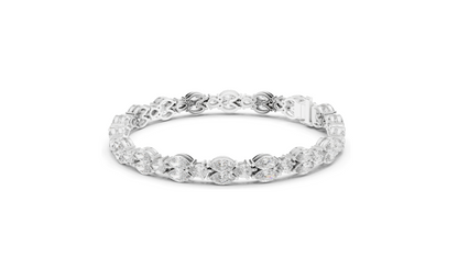 9.0288 CT Lab Grown VVS-VS EF CVD Diamond Bracelet | Available in 18KT, 14KT, 10KT Gold & 925 Silver | Rose, Yellow, White Gold Options