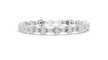 9.0288 CT Lab Grown VVS-VS EF CVD Diamond Bracelet | Available in 18KT, 14KT, 10KT Gold & 925 Silver | Rose, Yellow, White Gold Options