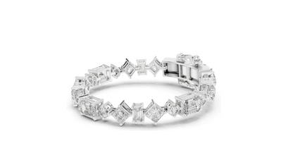 20.07 CT Lab-Crafted Diamond Tennis Bracelet | VVS-VS-EF CVD Diamonds | 18KT, 14KT, 10KT Gold & 925 Silver | Rose, Yellow, White Gold Options | Luxury Fine Jewelry