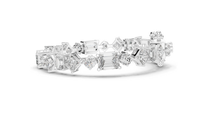 20.07 CT Lab-Crafted Diamond Tennis Bracelet | VVS-VS-EF CVD Diamonds | 18KT, 14KT, 10KT Gold & 925 Silver | Rose, Yellow, White Gold Options | Luxury Fine Jewelry
