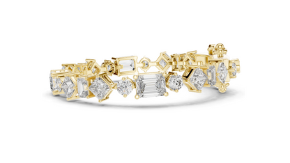 20.07 CT Lab-Crafted Diamond Tennis Bracelet | VVS-VS-EF CVD Diamonds | 18KT, 14KT, 10KT Gold & 925 Silver | Rose, Yellow, White Gold Options | Luxury Fine Jewelry