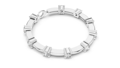 5.6 CT Lab Diamond Bracelet | VVS-VS-EF CVD Diamond | 18KT, 14KT, 10KT Gold & 925 Silver | Rose, Yellow, White Gold Options | Luxury Fine Jewelry