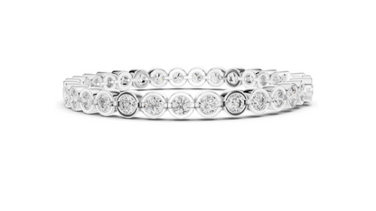 9.3 CT Lab Diamond Tennis Bracelet | Round Cut VVS-VS EF CVD Diamonds | 18KT, 14KT, 10KT Gold & 925 Silver | Moissanite Option | Rose, Yellow, White Gold