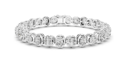 6.82 CT Lab-Grown Diamond Tennis Bracelet | VVS-VS EF CVD Diamonds | 18KT, 14KT, 10KT Gold & 925 Silver | Moissanite Option | Rose, Yellow, White Gold