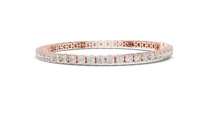 6.37 CT Lab-Grown Diamond Tennis Bracelet | VVS-VS-EF CVD Diamonds | 18KT, 14KT, 10KT Gold & 925 Silver | Rose, Yellow, White Gold Options