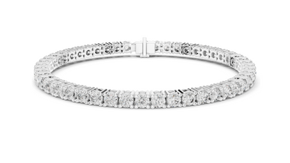 6.37 CT Lab-Grown Diamond Tennis Bracelet | VVS-VS-EF CVD Diamonds | 18KT, 14KT, 10KT Gold & 925 Silver | Rose, Yellow, White Gold Options