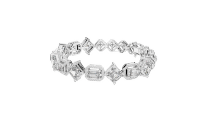 12.04 CT Lab Diamond Bracelet | VVS-VS Clarity, EF Color, CVD Diamonds | 18KT, 14KT, 10KT Gold & 925 Silver | Rose, Yellow, White Gold Options | Luxury Fine Jewelry