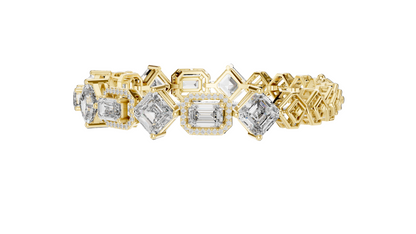 12.04 CT Lab Diamond Bracelet | VVS-VS Clarity, EF Color, CVD Diamonds | 18KT, 14KT, 10KT Gold & 925 Silver | Rose, Yellow, White Gold Options | Luxury Fine Jewelry