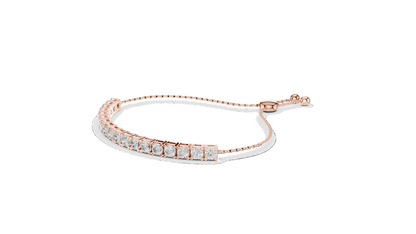 5.94 CT Lab Diamond Tennis Bracelet | Round Brilliant Cut | 18KT, 14KT, 10KT Gold & 925 Silver | Rose, Yellow, White Gold Options | Luxury Fine Jewelry