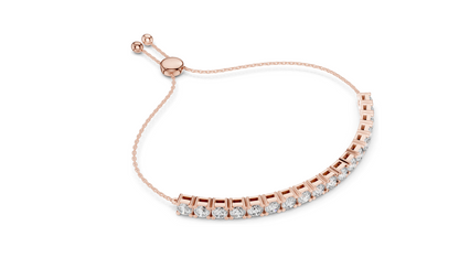 5.94 CT Lab Diamond Tennis Bracelet | Round Brilliant Cut | VVS–VS EF | 10KT, 14KT, 18KT Gold & 925 Silver | Rose, Yellow, White Gold | Luxury Fine Jewelry 💎